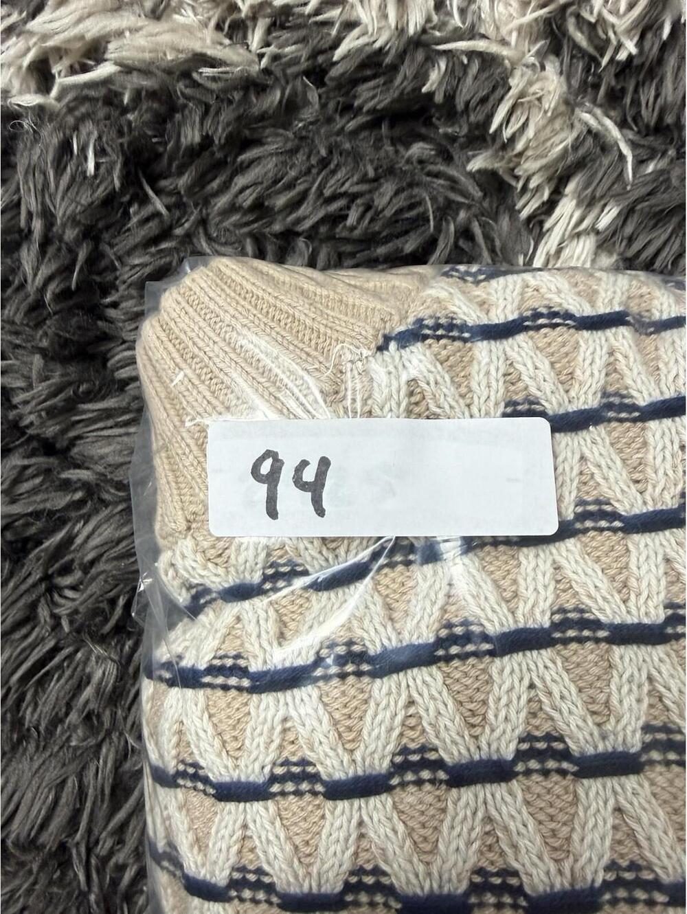 Talbots Sweater Women’s Large Striped Knit Mock Neck Long Sleeve - Picture 8 of 8